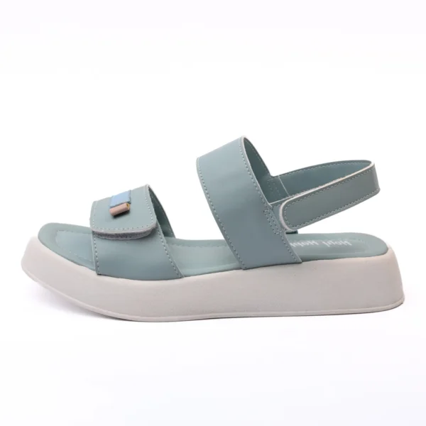 Sandália confort baby blue