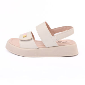 Sandália confort-off white